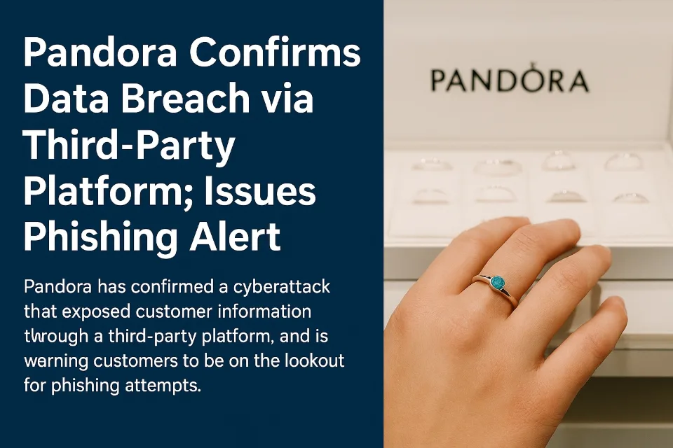 Pandora Confirms Third-Party Data Breach, Warns Customers About Phishing