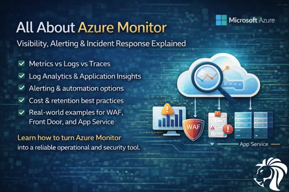 Azure Monitor – Overview, Components & Configuration Options