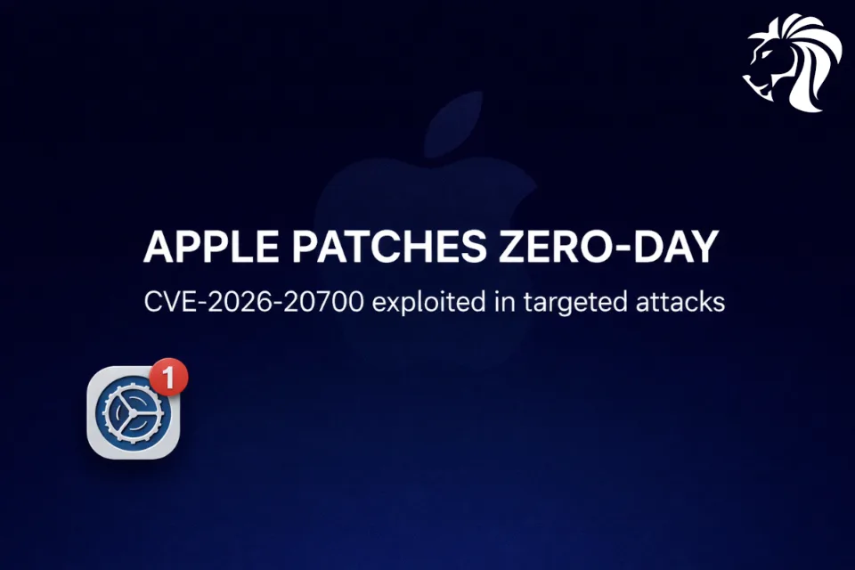 Apple Patches First Actively Exploited Zero-Day of 2026