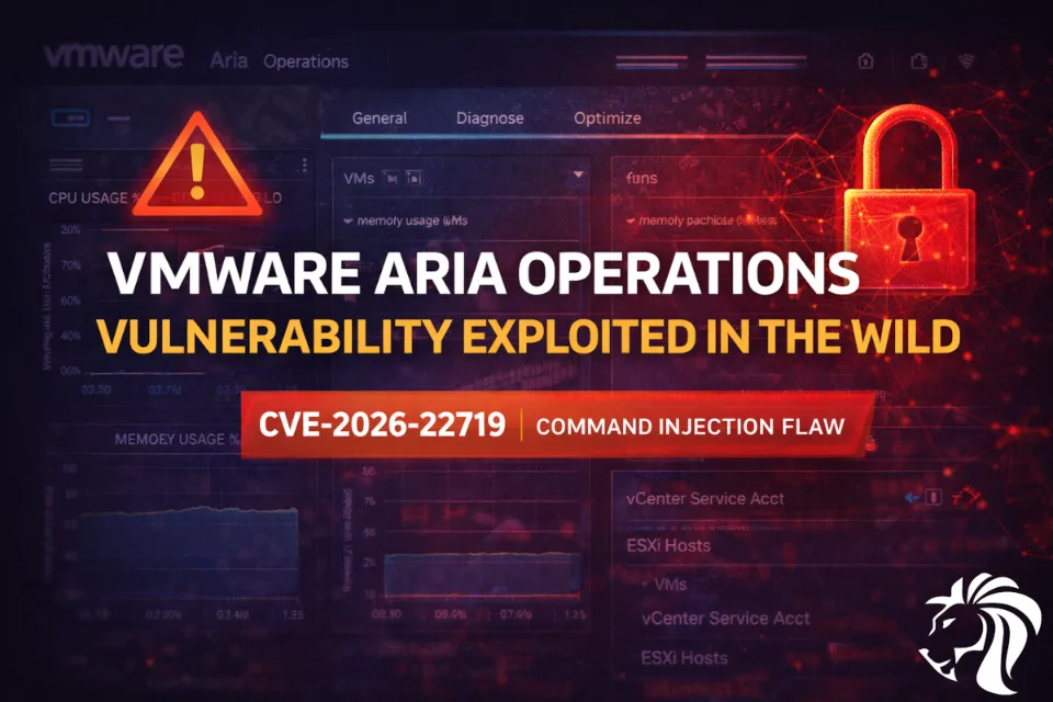 VMware Aria Operations Vulnerability Exploited in the Wild