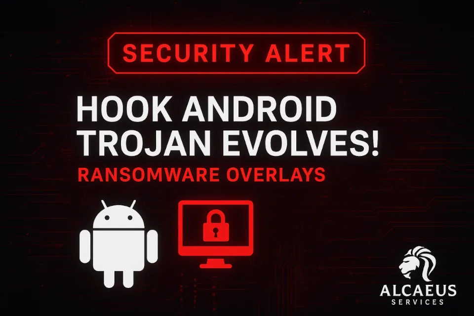 HOOK Android Trojan Adds Ransomware Features, Expands to 107 Commands
