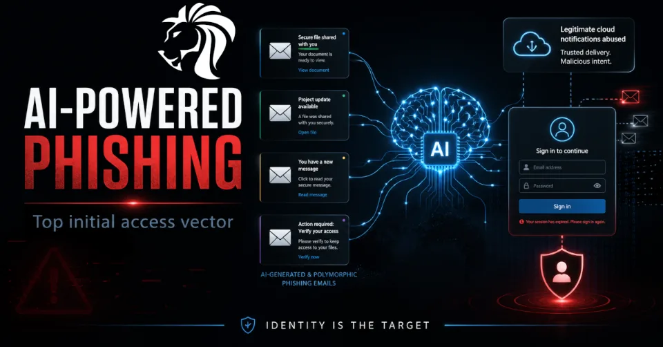 AI-Powered Phishing Is Back as the Top Initial Access Vector