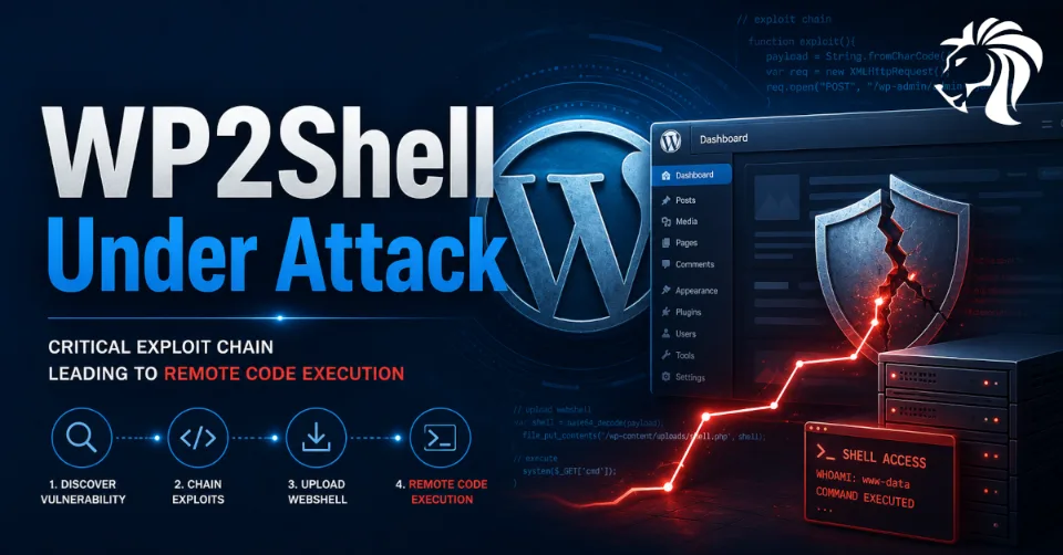 WP2Shell: WordPress Exploit Chain Enables Unauthenticated Remote Code Execution