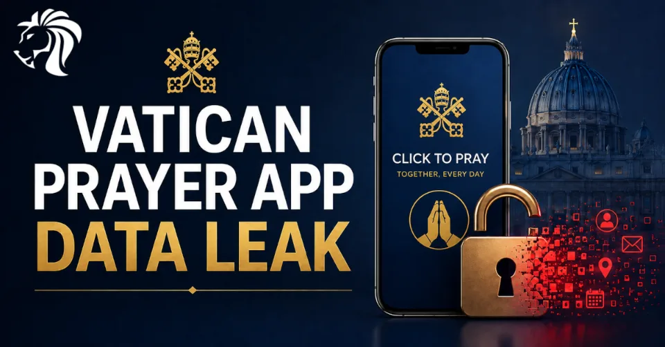 Vatican’s Official Prayer App Leaked Personal Data of 700K+ Users