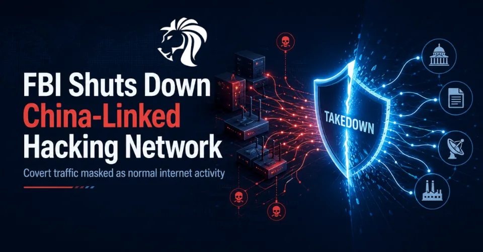 FBI Disrupts China-Linked Hacking Network Targeting NASA, Federal Reserve and Critical Infrastructure
