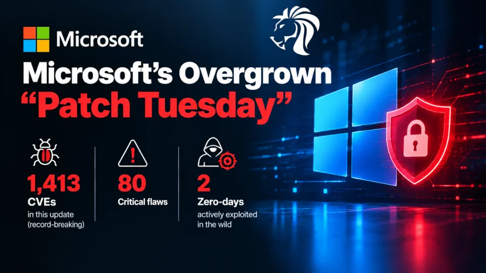 Microsoft's 1,413-CVE Patch Tuesday: The Record Number Is the Least Important Thing About It