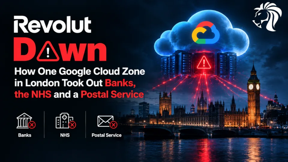 Revolut Down: How One Google Cloud Zone in London Took Out Banks, the NHS and a Postal Service