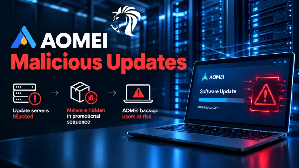 Five Minutes Was Enough: How Attackers Turned AOMEI's Backup Software Into a Backdoor