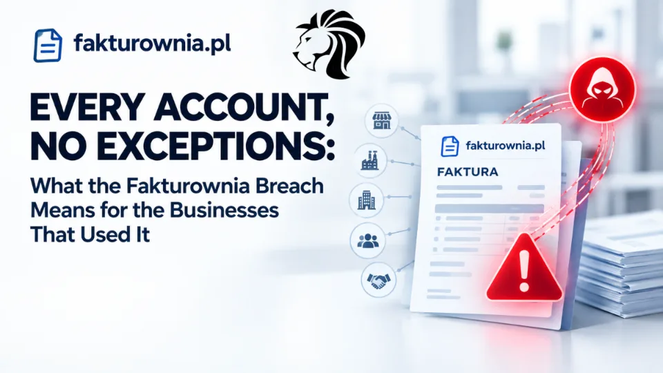 Every Account, No Exceptions: What the Fakturownia Breach Means for the Businesses That Used It