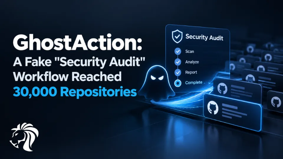 GhostAction: A Fake "Security Audit" Workflow Reached 30,000 Repositories